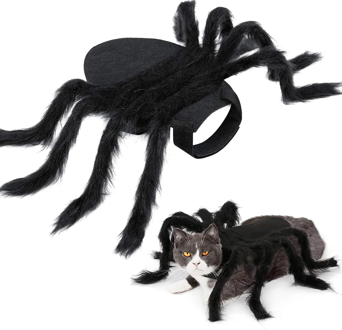 Halloween Divertido Disfraz de Araña para Mascotas Algodón