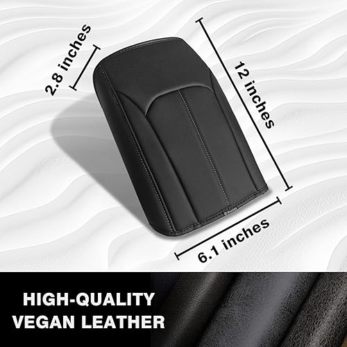 Miniatura 570 de Muslogy Funda de consola central compatible con Honda Pilot 2023 2024 2025, 2024 2025 2026 Ridgeline/Passport Accesorios para apoyabrazos, tapa