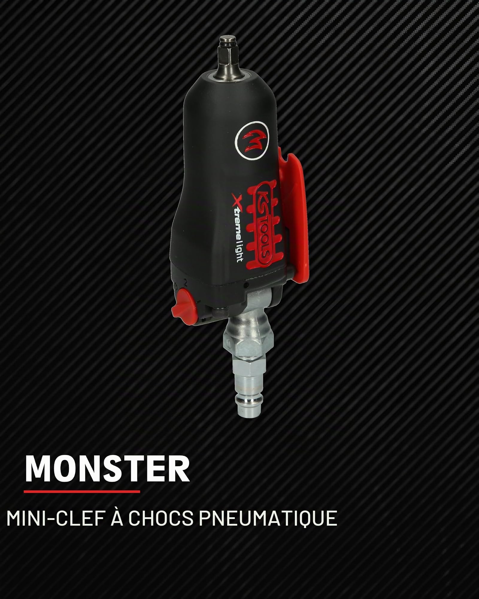 KS Tools 515.1470 Mini clé à chocs papillon 1/4" MONSTER Xtremelight | Mini clé à chocs papillon 1/4" MONSTER Xtremelight, haute performance