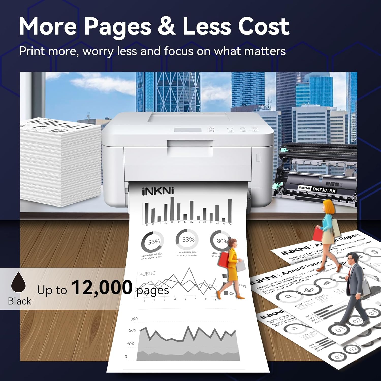 Compatible DR730 Drum Unit Replacement for Brother DR-730 TN760 Toner Compatible with MFC-L2710DW MFC-L2750DW HL-L2395DW HL-L2370DW HL-L2350DW HL-L2390DW DCP-L2550DW Printer (2 Pack, NOT Toner) - Image 4