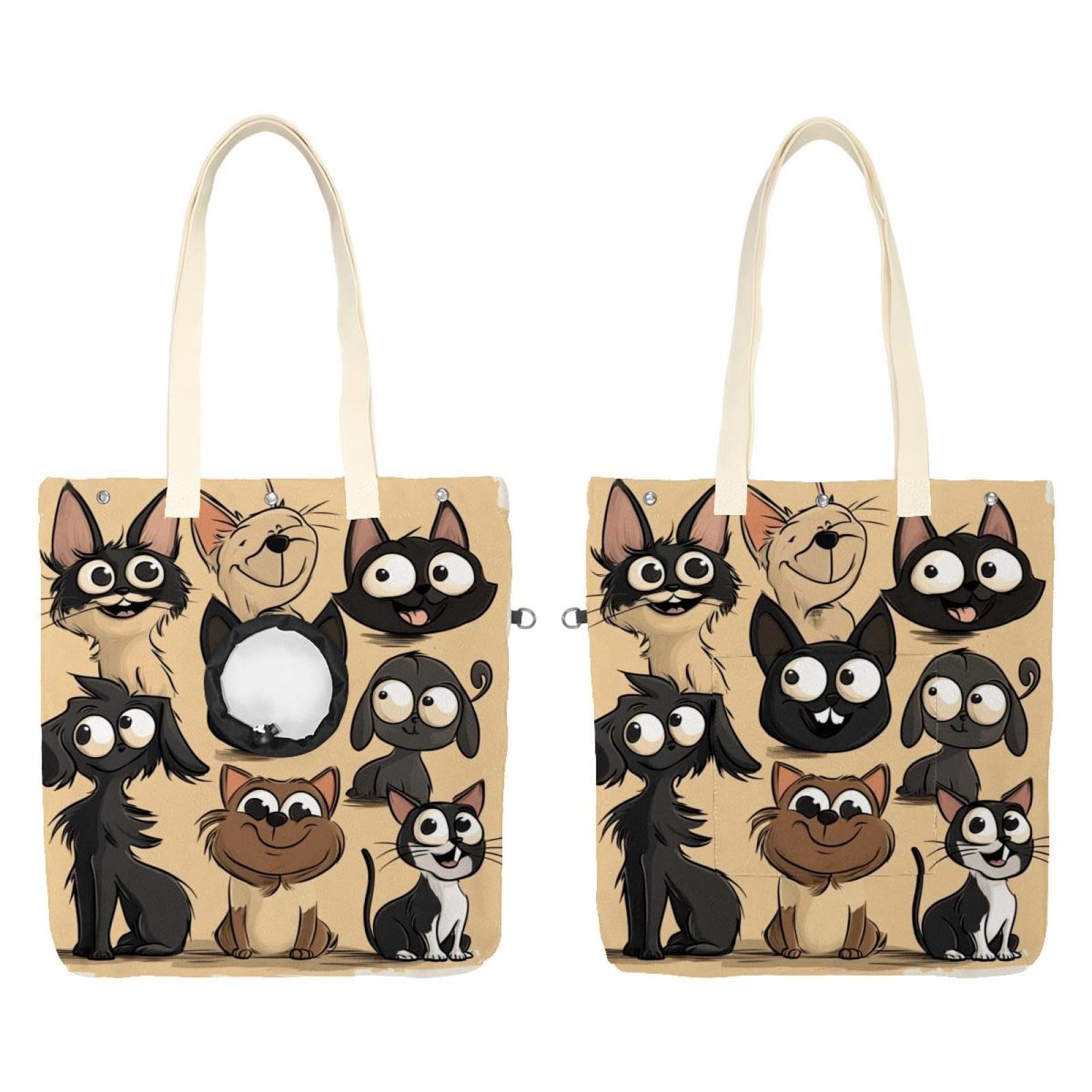 Sac pour chiens et chats mains libres bandoulière pour voyage