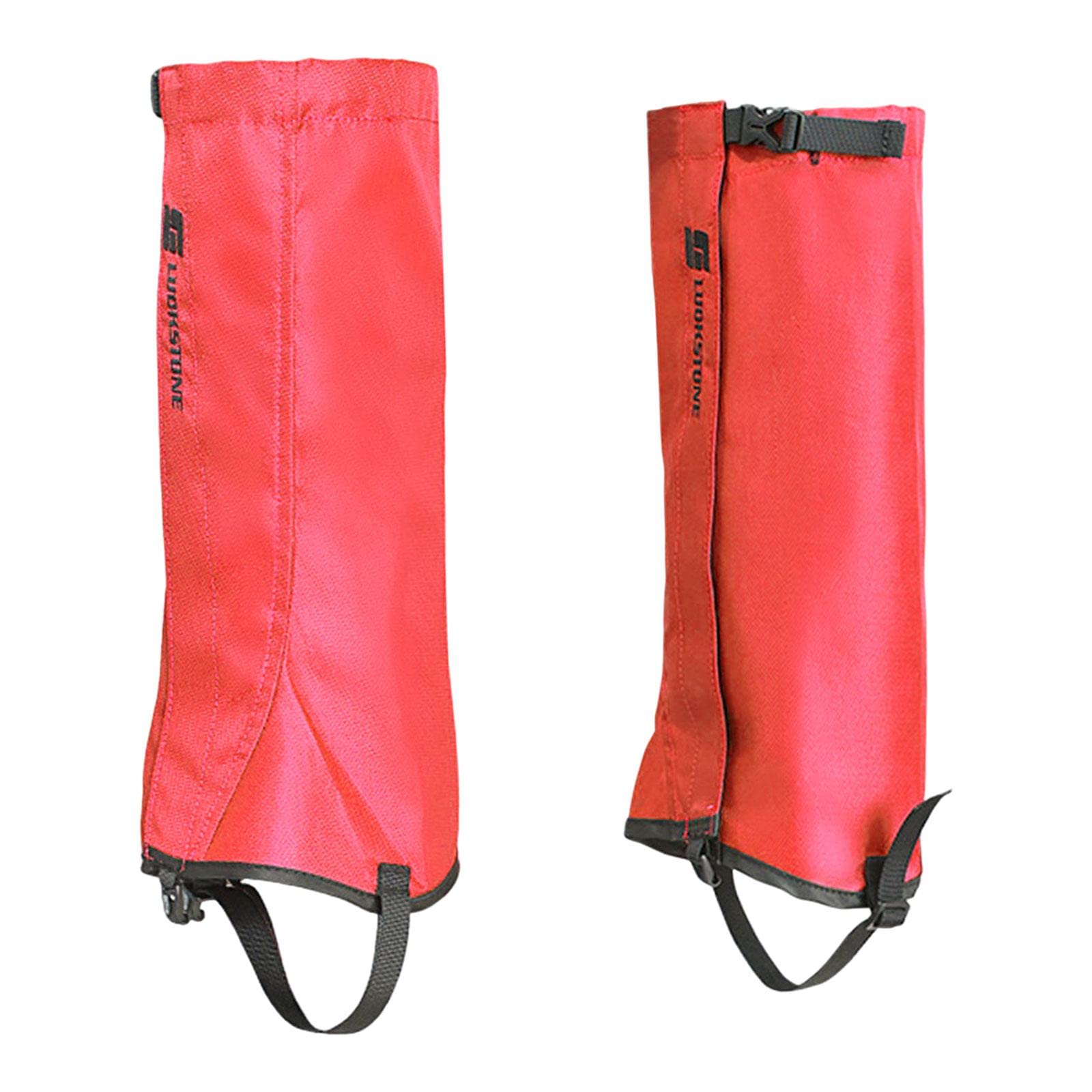 Harilla Polainas de Senderismo para piernas, Polainas de Mallas para Botas, Cubierta de Zapatos Unisex Ajustable, Polainas de Botas para Senderismo, Caminar,