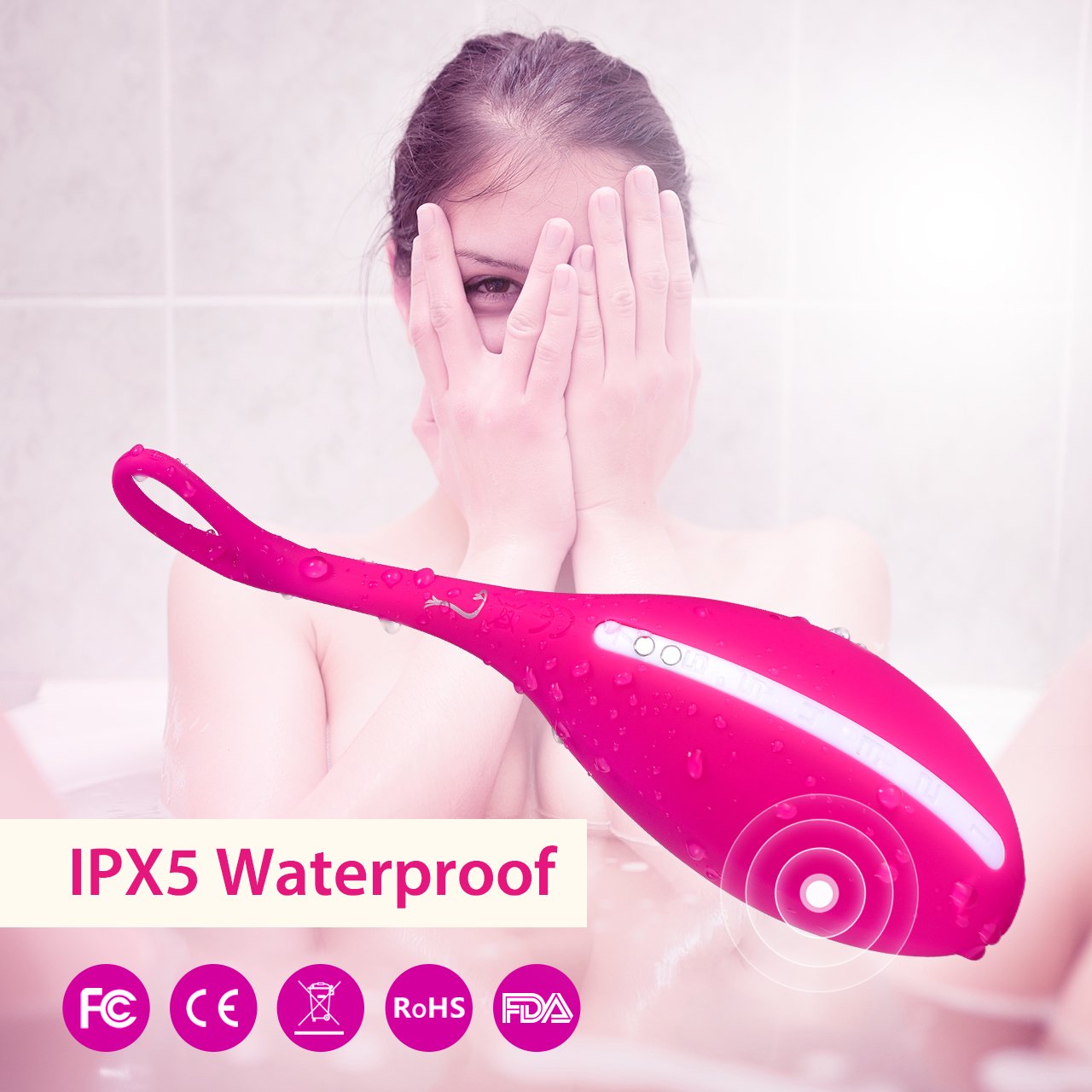Nightland – Huevo vibrador musical – Vibrador inalámbrico con ...