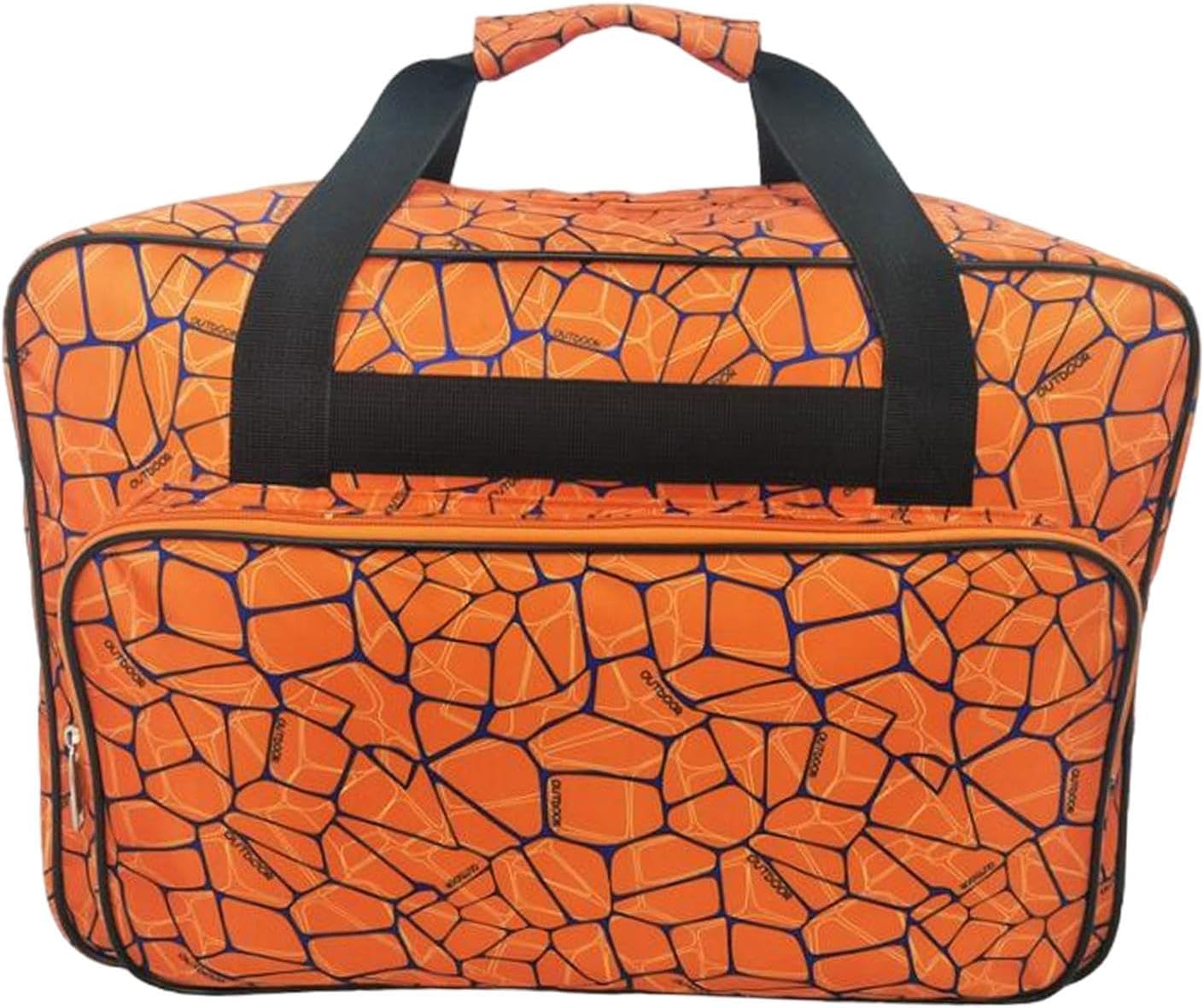 Sewing Machine Carrying Case Sewing Machine Bag Portable Large Capacity Carry Tote Bag Household Organization Bag for Travel, Orange