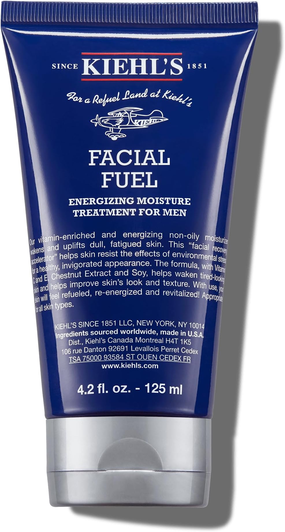 Kiehl's(キールズ) フェイシャル フュール モイスチャライザー フォー メン 125mL 保湿 乳液 メンズ 男性用 ギフト 正規品