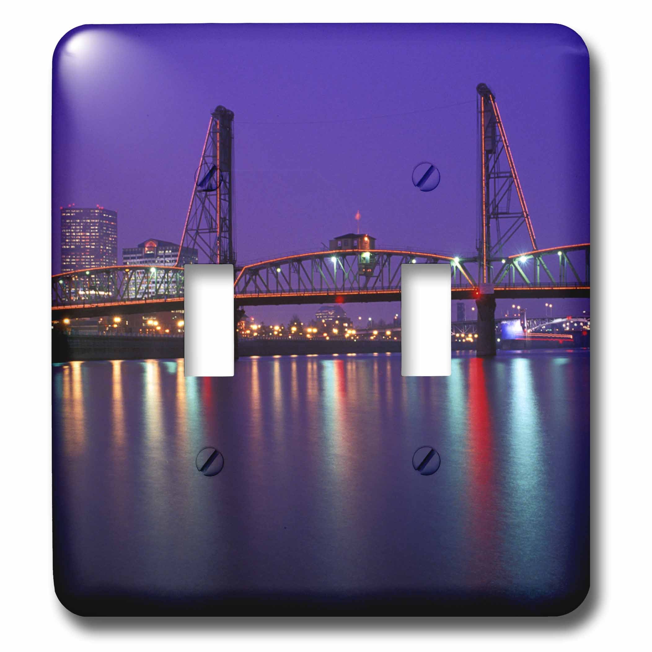 Interrupteur à bascule double Hawthorne Bridge Willamette River US38 JMI0673