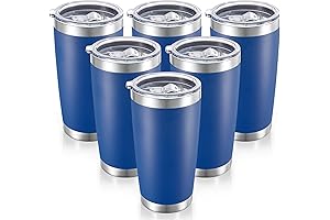 6-Pack 20oz Blue Tumblers