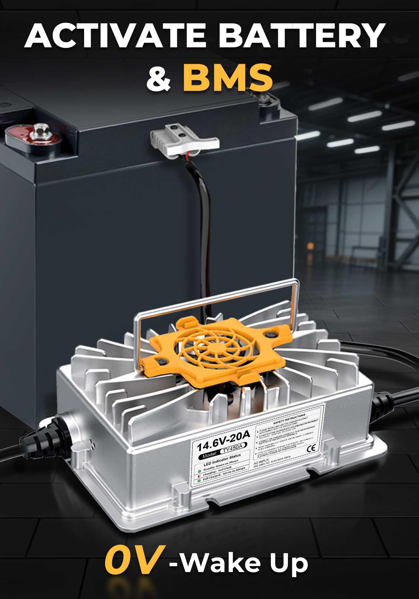 Batterij Lithium-ijzerfosfaat LiFePO4 12V 12.8V 60Ah voor