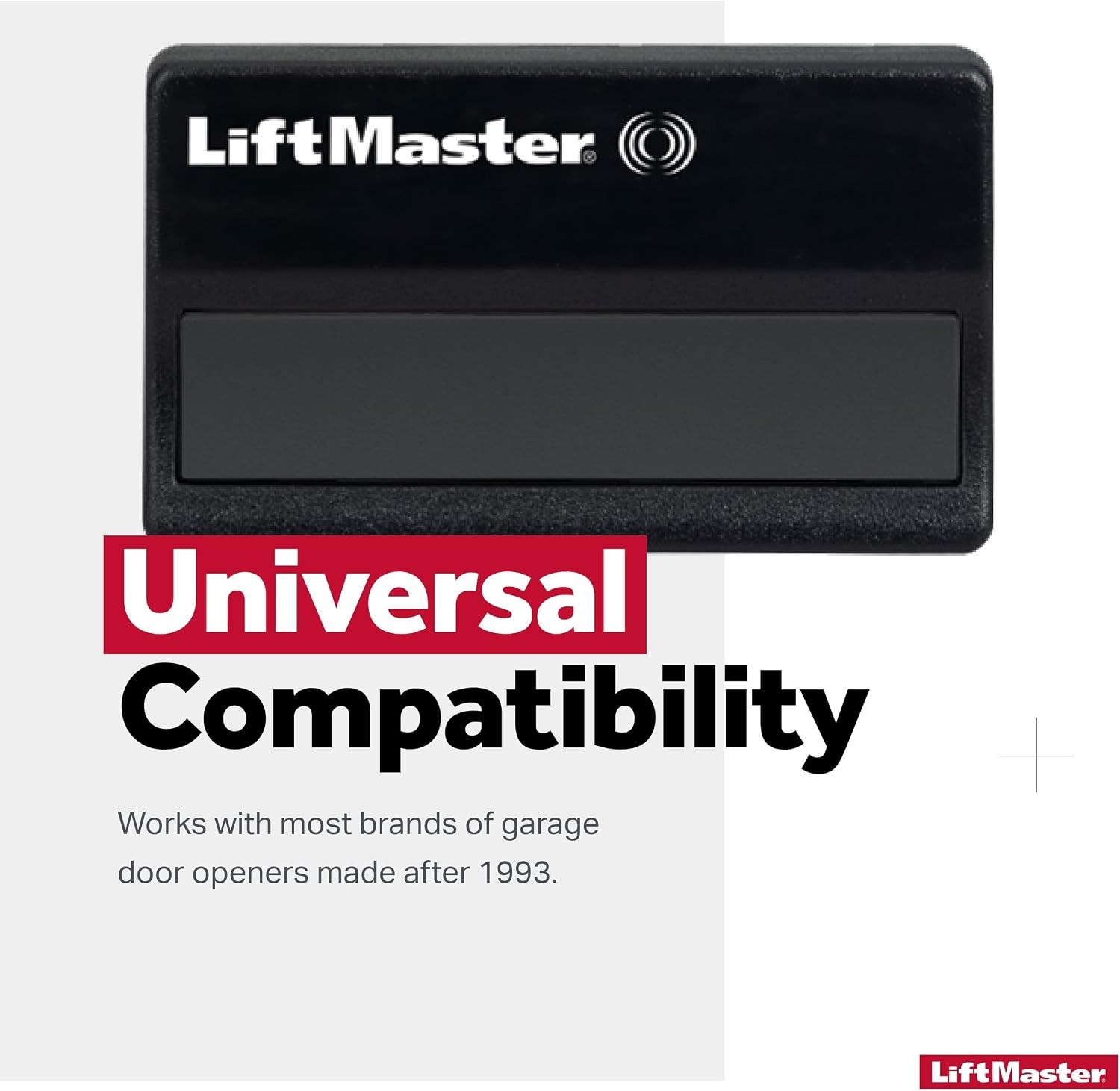 LiftMaster 371LM Security+ 1-Button Garage Door Opener and Gate Operator Remote Control - Pack of 2