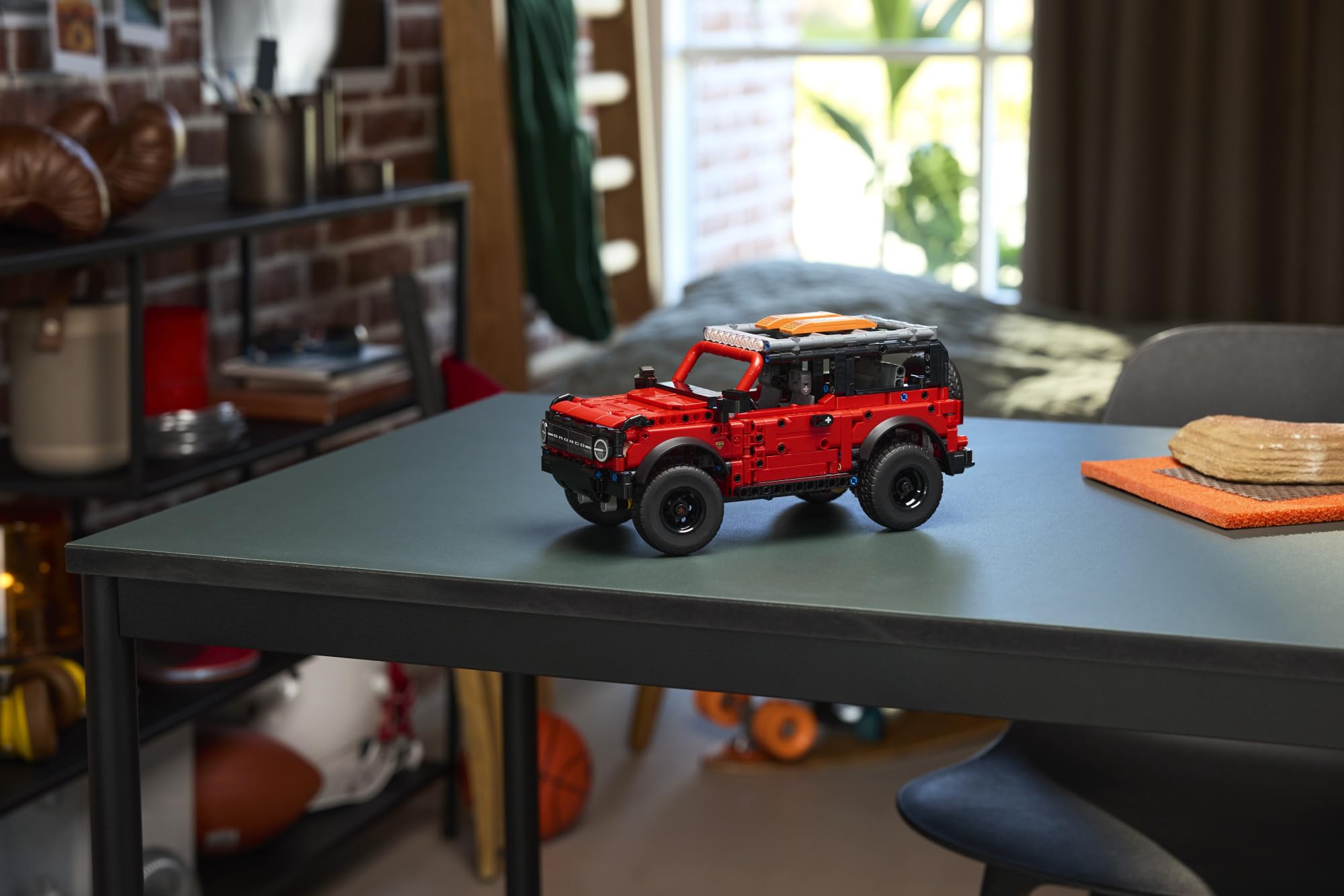 LEGO Technic Ford Bronco Kids Toy Car - Building Toy for Boys and Girls, Ages 10+ - Car Toy and Model Kit - Makes a Cool Birthday Gift for Kids - Authentic Ford Bronco Trim & Details - 42213 - Image 4