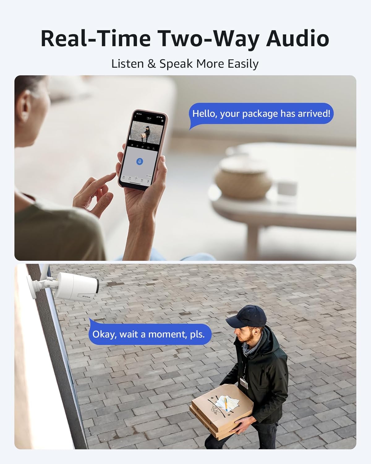 ANNKE Wireless Security Camera System 4TB Hard Drive, 16CH 4K WiFi NVR Kit, 12Pcs 2K Home Surveillance Cams for Indoor/Outdoor, 2-Way Audio, Night Vision, Weatherproof, Motion Detection, Metal Housing