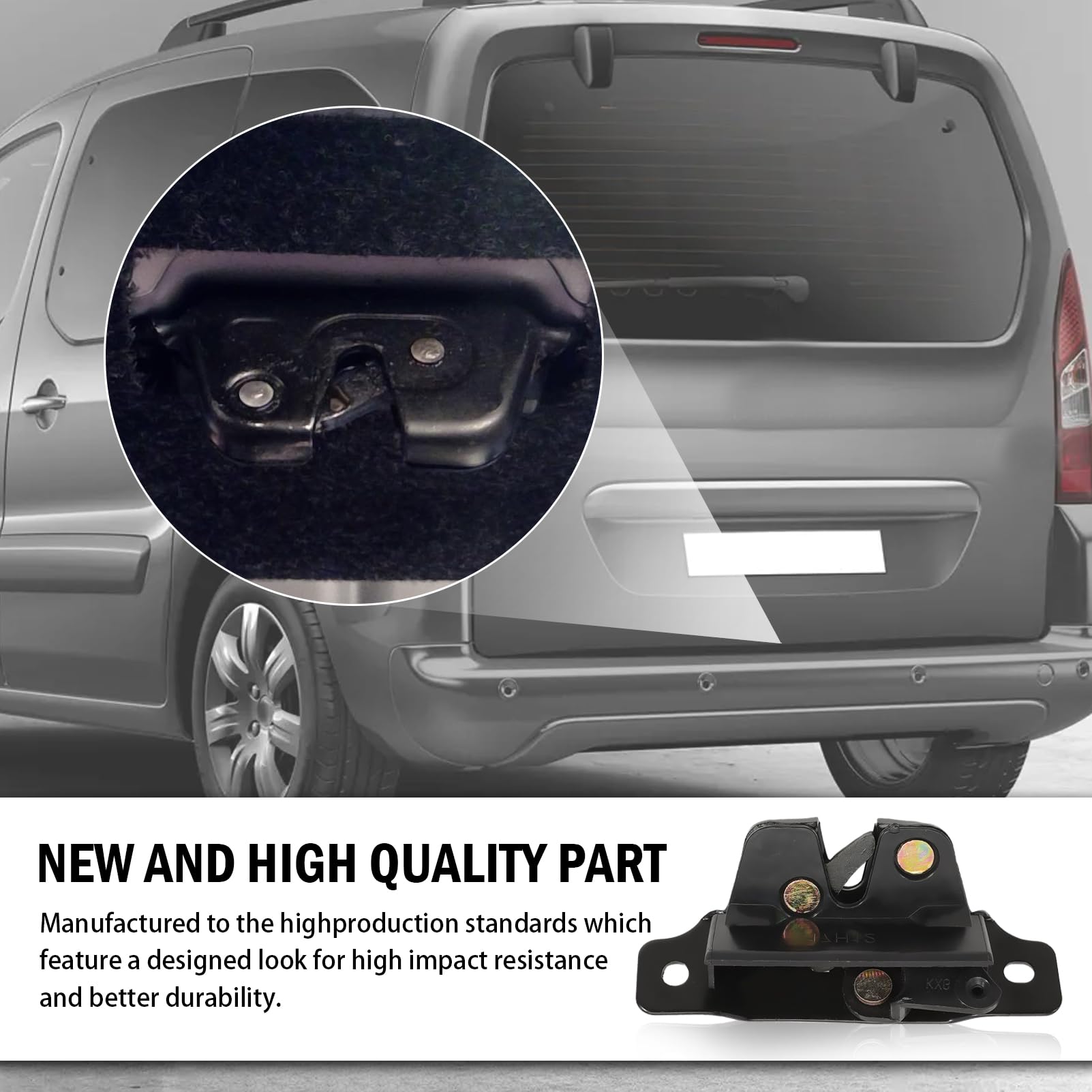 Serratura porta baule per BERLINGO PARTNER e 206 CC serratura apertura baule portellone 8719.62 8719.58 661513