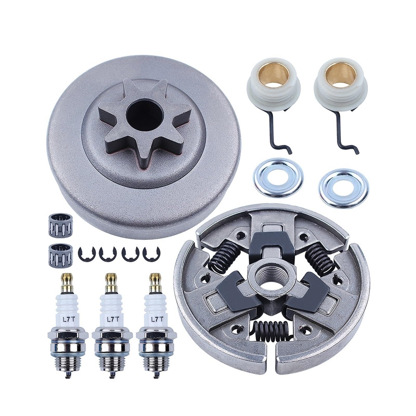 Embrague de piñón 3/8 "7T Cojinete aguja for Stihl 034 036 029 039 MS290 MS310 MS340 MS360 MS361 MS390 Motosierra 1125 160