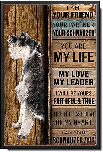 Miniatura 8 de Lygond Letrero de metal con texto en inglés "I Am Your Friend", regalo para amantes de los perros y amantes de los perros de Rottweiler, impresiones