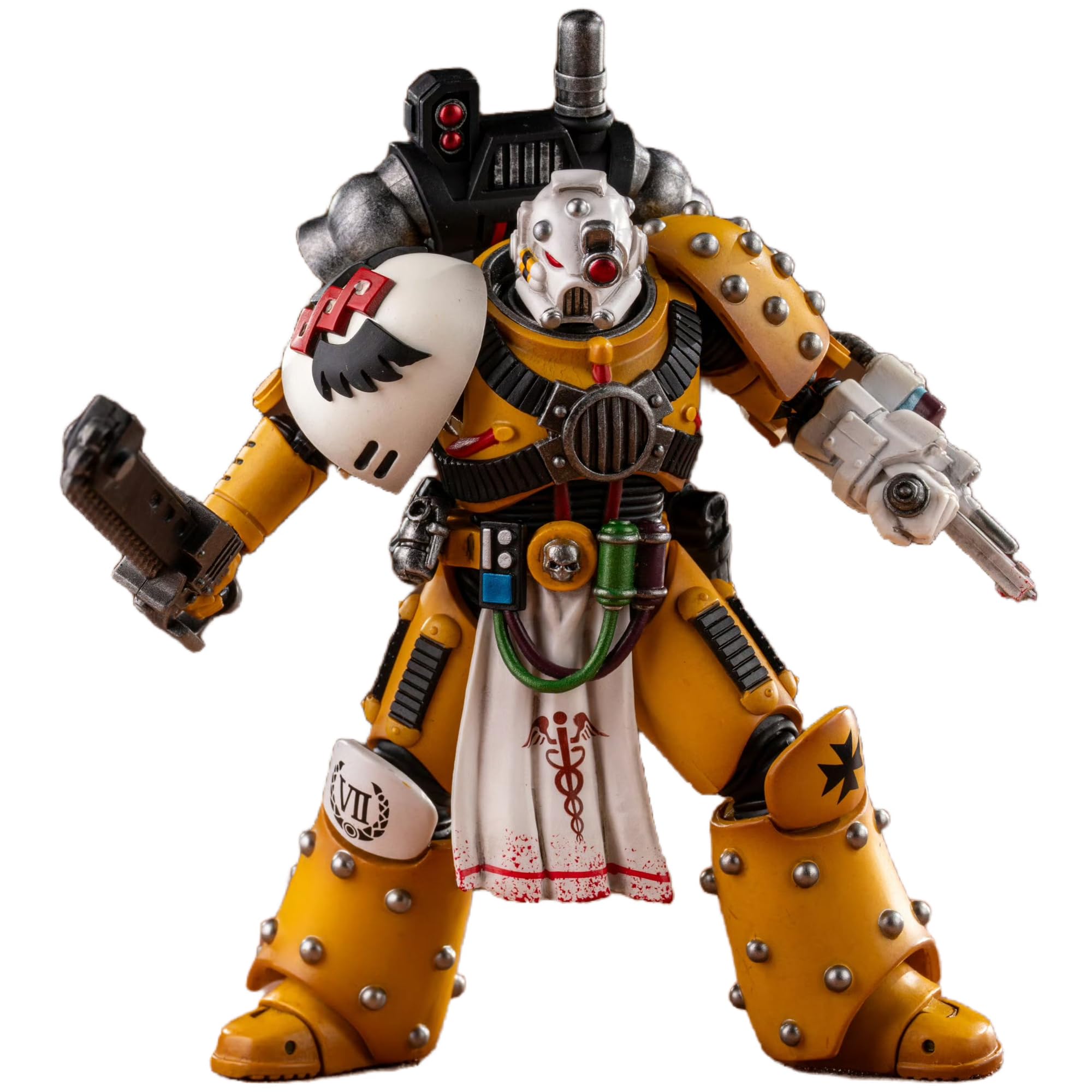 TOYVERSE Joytoy 1/18 Action Figure Warhammer The Horus Heresy Imperial Fists Legion Apothecary, Mobile Joints Character Model, 15+ — image 1