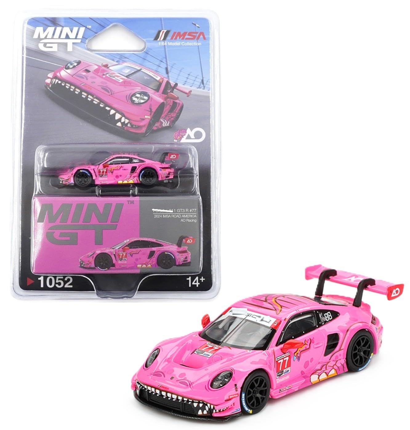 Amazon.com: Diecast Model Car Compatible with Porsche 911 GT3 R