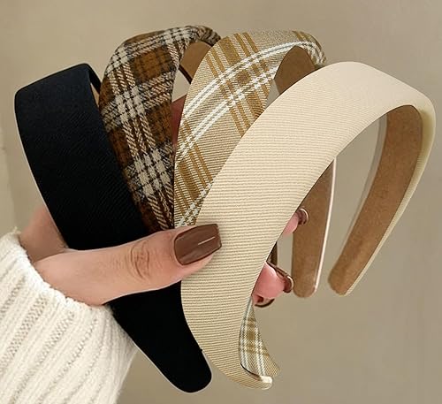 Huachi Headbands for Women Trendy Non Slip Headbands 1 inch