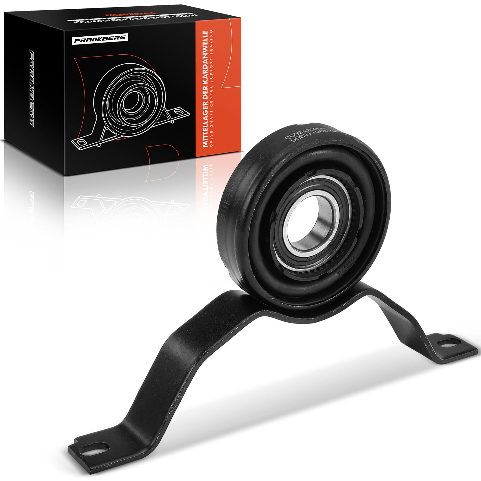 Frankberg Cojinete del árbol de transmisión Cojinete del árbol cardán Caja de cambios Manual Trasera Compatible con A6 4B2 1.8L-4.2L 1997-2005 A6 Avant 4B5 1.8L-4.2L 1997-2005 Replace# 4B0521101M