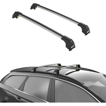 TURTLE For Suzuki Sx4 S-Cross 2014-2021 Air2 Roof Rack Grey