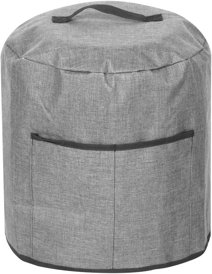 Round Pressure Cooker Dust Cover Protective Cover with Pocket, Kitchen Appliances Accessories, 600D Oxford Cloth and Aluminum Foil Material, Durable and Easy to Clean, for Protecti (38 * 38.7cm)