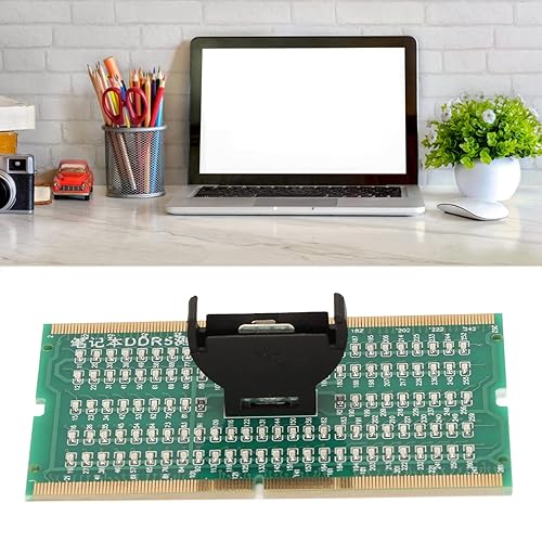 Miniatura 6 de Probador de memoria para laptop, ranura de memoria DDR5 hacia adelante y hacia atrás, tarjeta de prueba de ranura de memoria PCB con luz, material