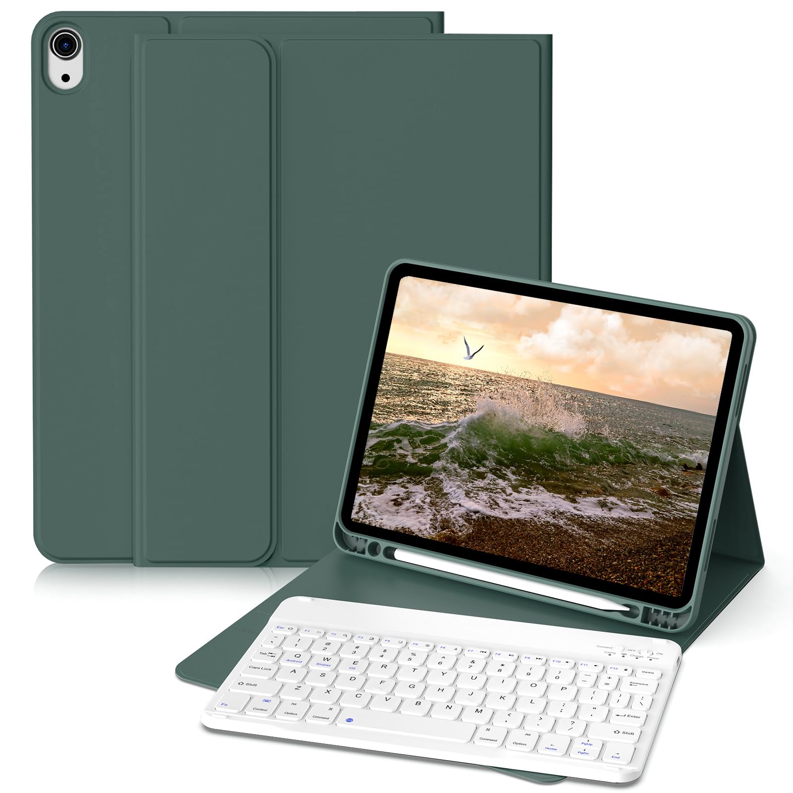 Kenke Keyboard Case for iPad Air 11-inch M4/M3/M2, iPad Air 5/4th