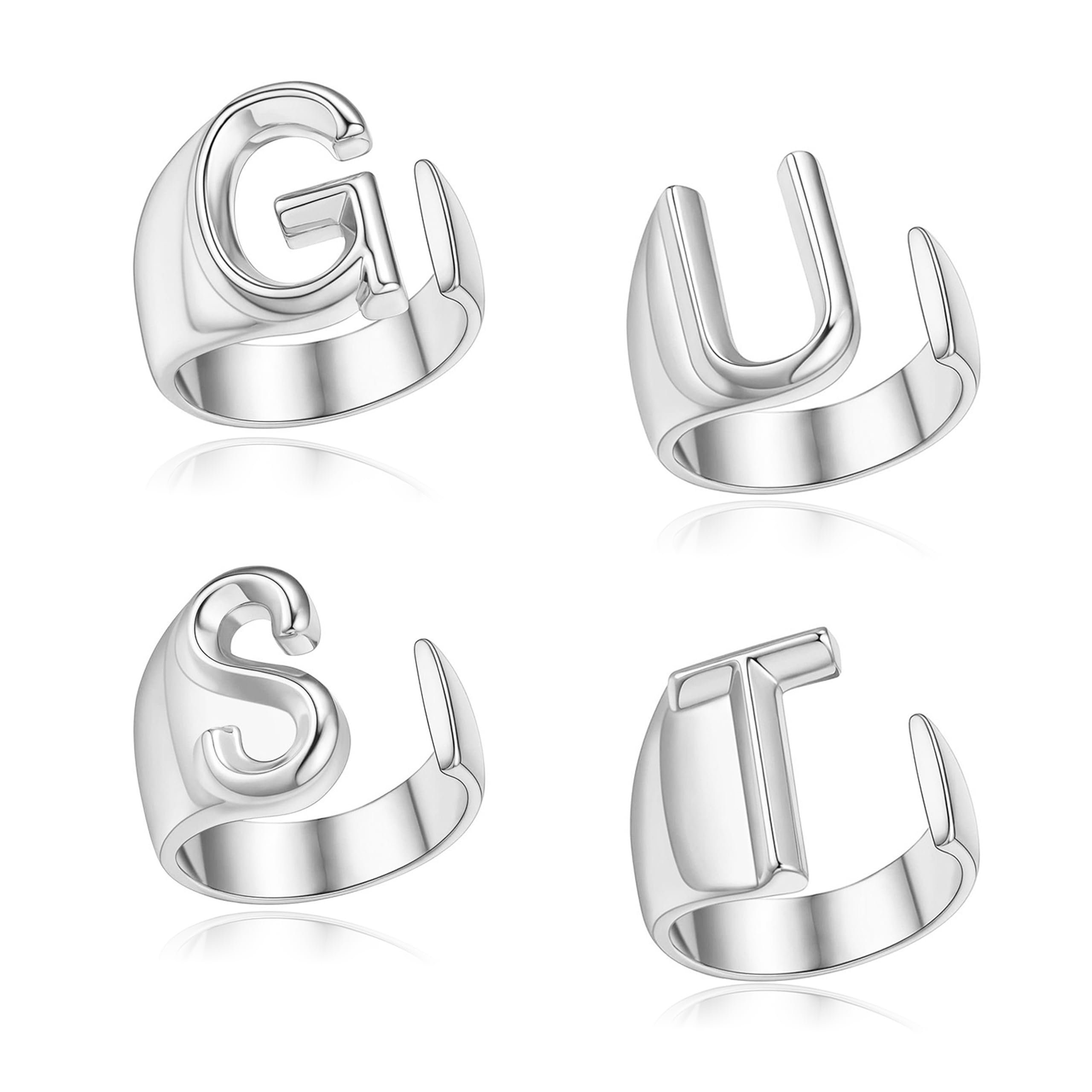 G U T S Rings for Set Inspired Olivia Rodrigo Rings for Women Silver Guts Rings Olivia Rodrigo Outfit Album Merchandise Singer Fans Gifts Jewelry for Women Girls