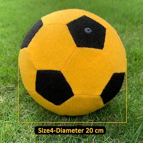 Miniatura 6 de V-infla Balón de fútbol de fieltro para entrenamiento al aire libre, pelota de fútbol inflable pegajosa, pelota de dardos para dardos inflables con