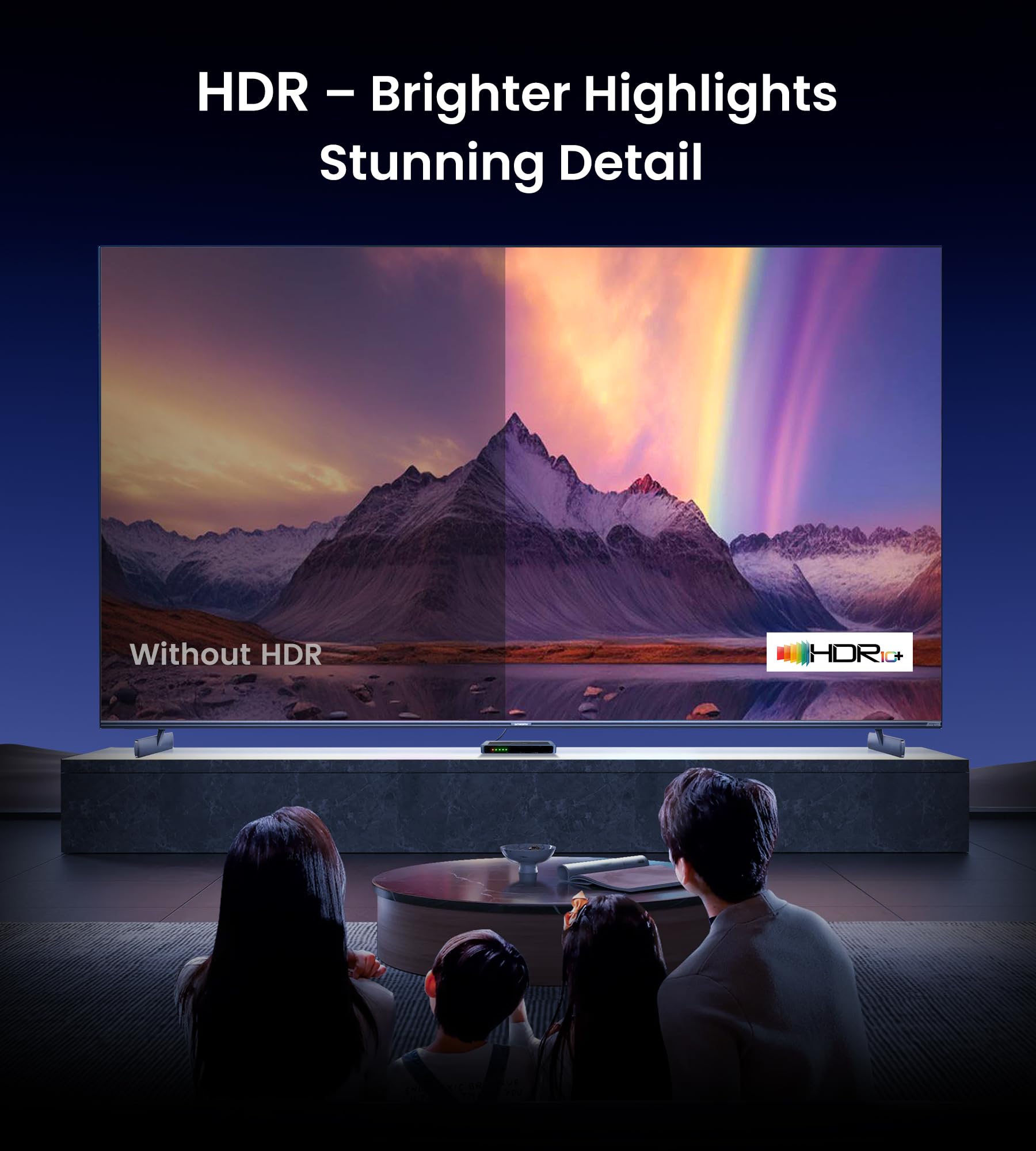 NEWCARE 8K HDMI Switch 3 wejścia 1 wyjście, 4K@120Hz aluminiowy przełącznik HDMI 3 wejścia 1 wyjście z pilotem, 3 porty HDMI Switcher Obsługuje 8K@60Hz 48Gbps HDR10+ VRR