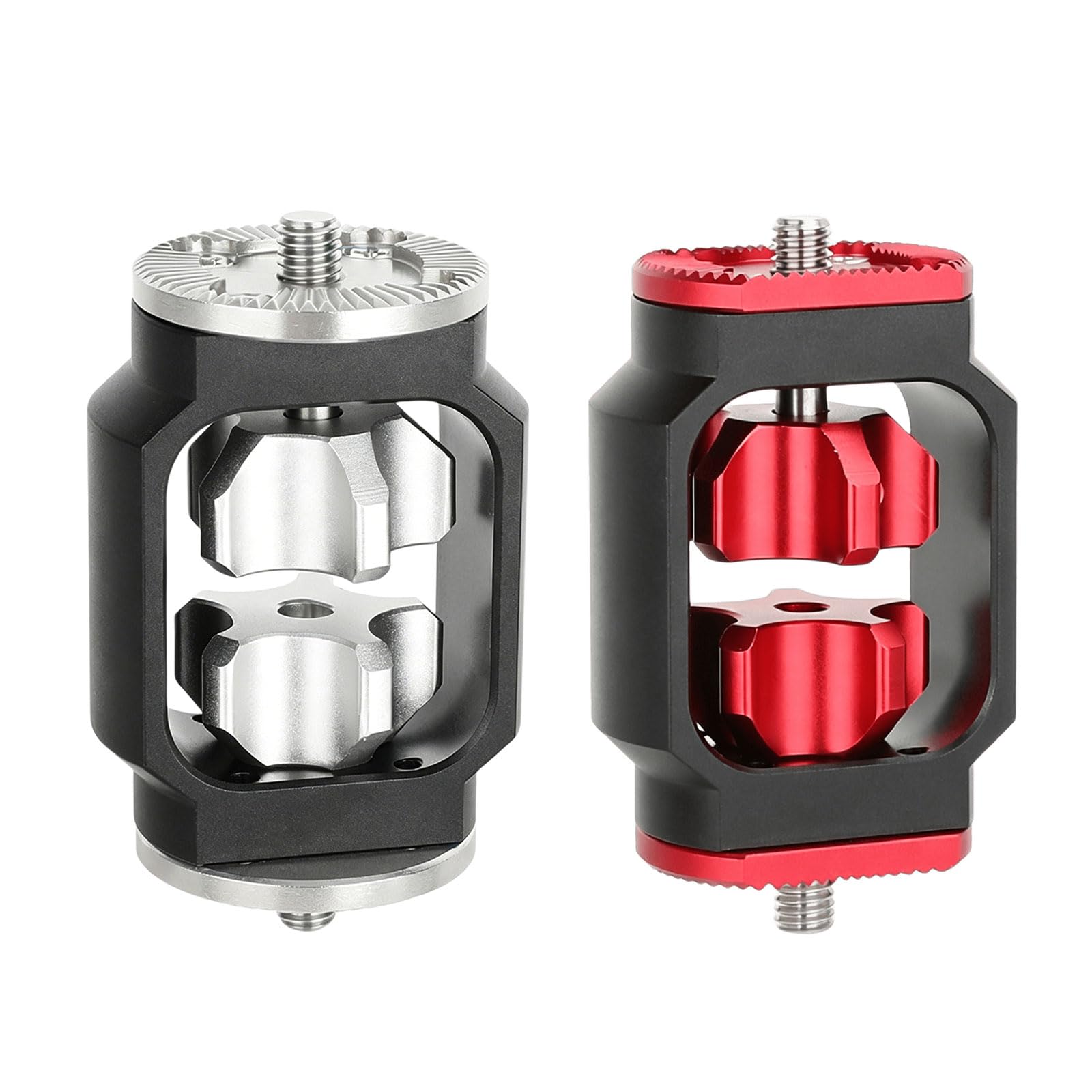 Adaptador de extensión de montaje en roseta con abrazadera de varilla de 15 mm para jaula de cámara réflex digital, rosca macho para accesorios de cámara, fotografía, cinturón de engranaje de metal