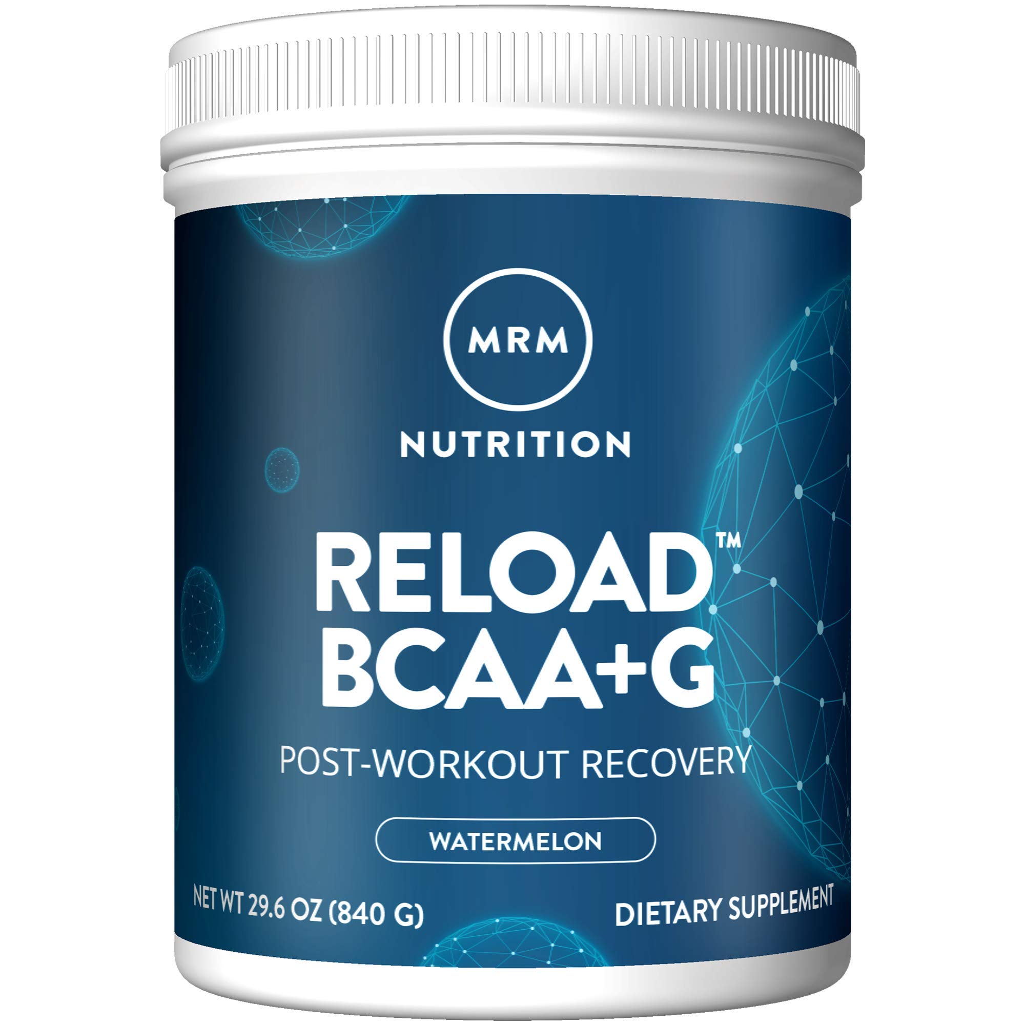 MRM Nutrition Reload BCAA+G Post-Workout Recovery, Watermelon - 67 Servings Watermelon 29.6 Ounce