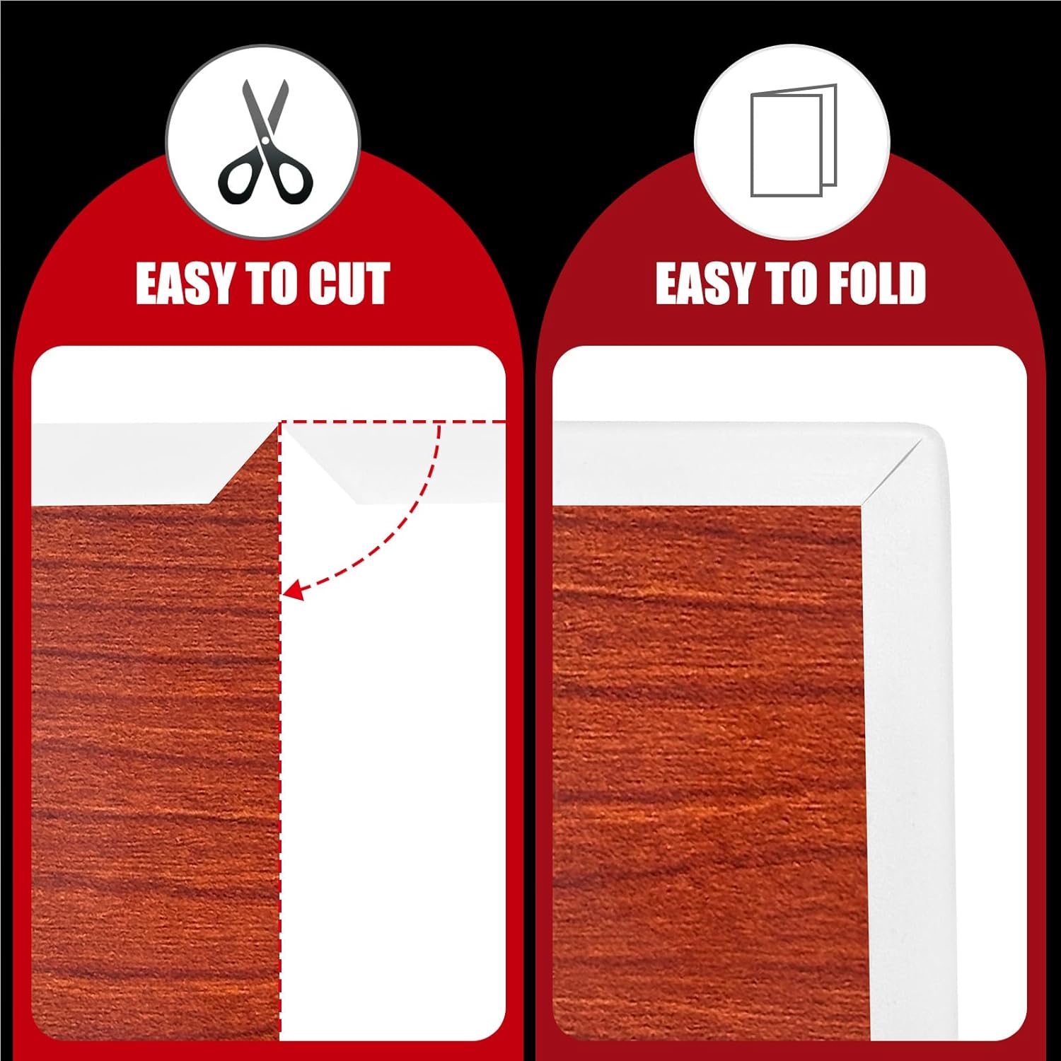 Rubber Edge Trim, Flexible Self-Adhesive U Shaped Peel and Stick Edge Banding, 1-3/8"(35mm) Big Size U Channel Edge Protector, Baby Proof Edge Guards for Woods, Plywood, Furniture, 20Ft, White