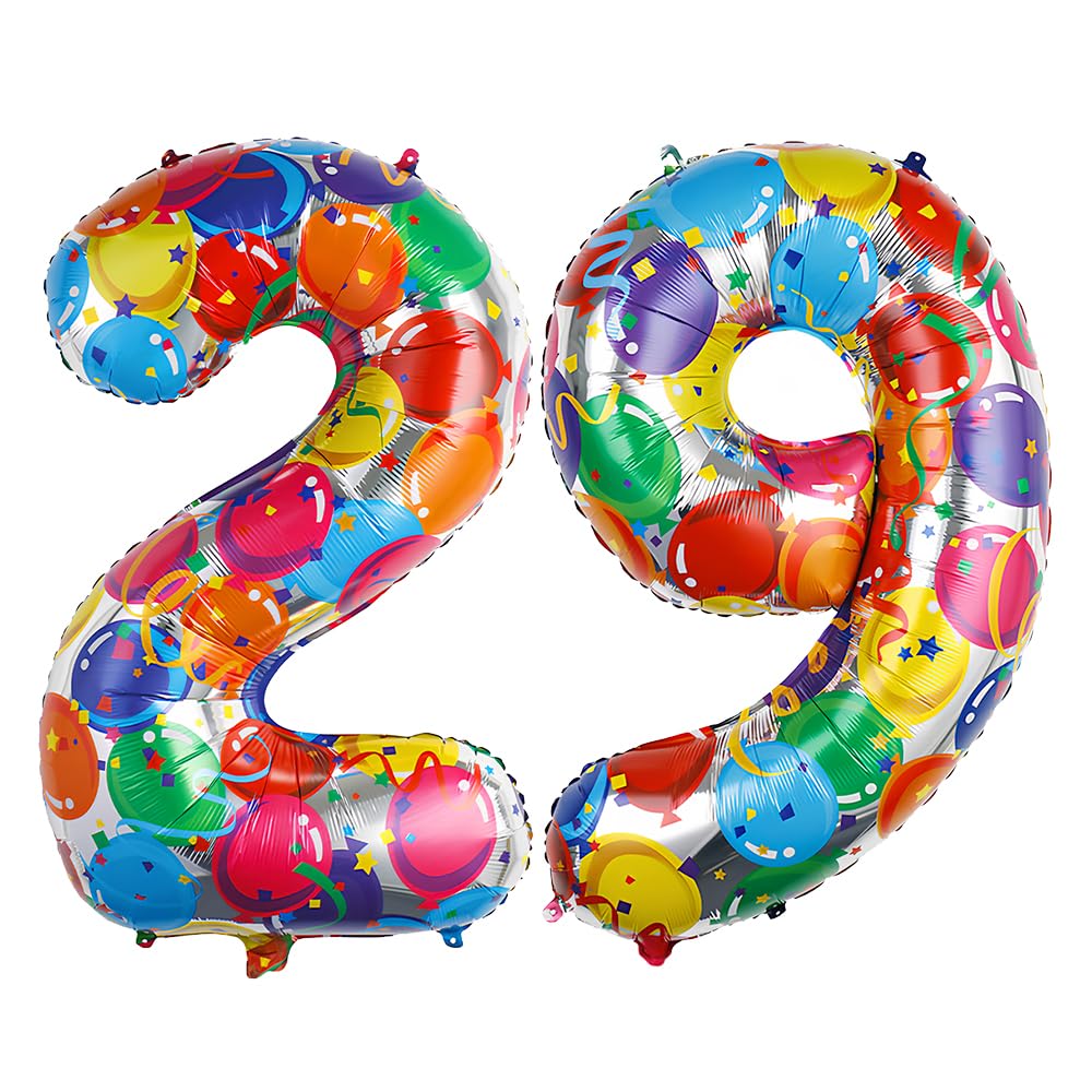 Foil Globo Número 5 Azul 40" (101cm), Inflable Helio o aire, Gigante Numeros 0-9, 10-19, 20-29, 30-100, Grande Globos Decoración para La Boda Aniversario y Cumpleaños Fiestas — view 362