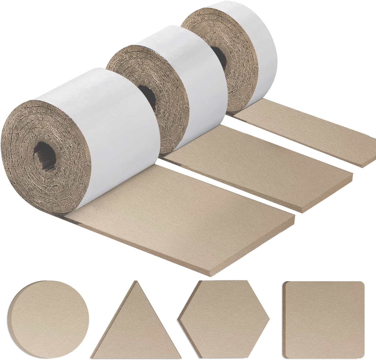 DIY Doctor Felt Furniture Pads Floor Protectors Huge 135 pcs Felt