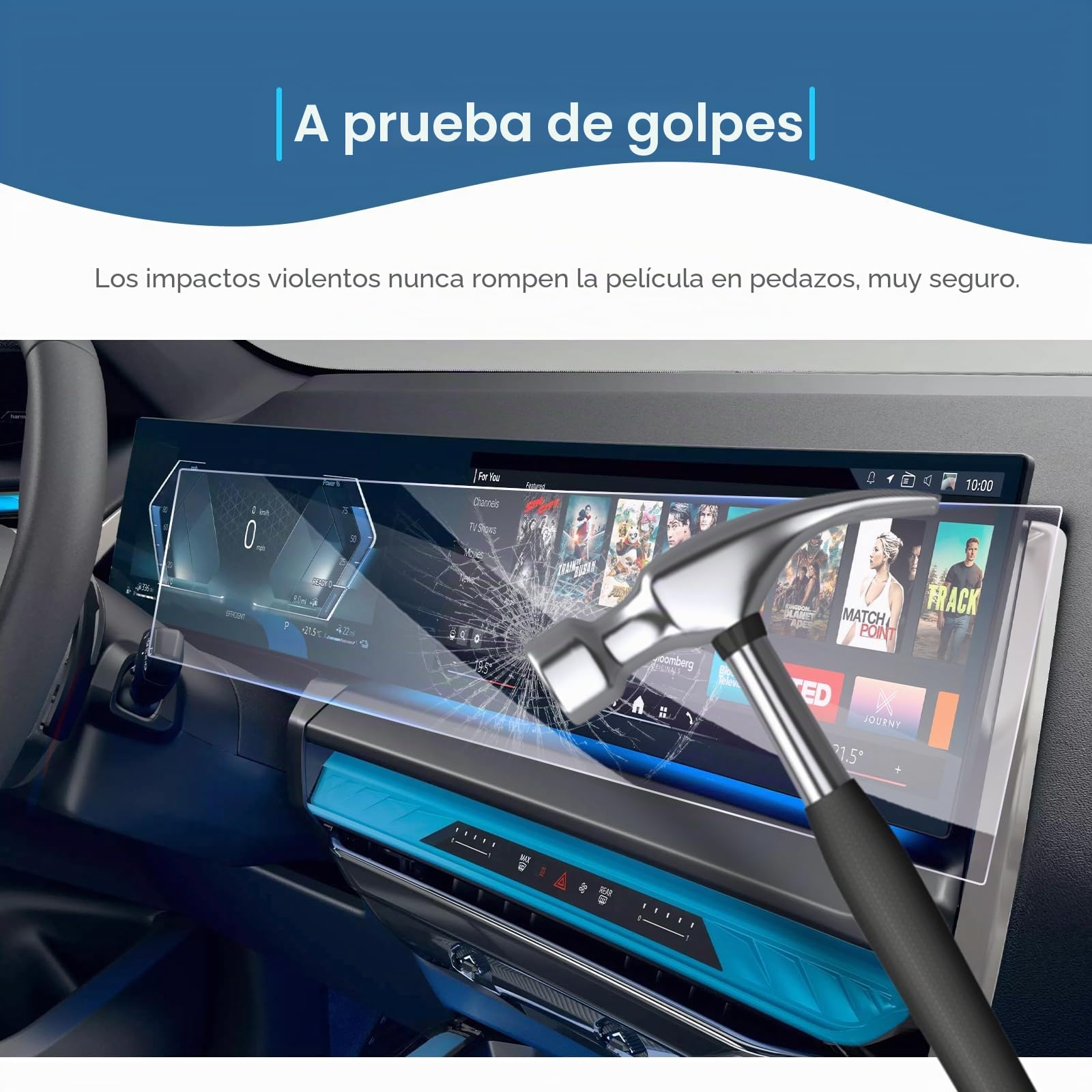 GAFAT Compatible con Nuevo BMW X3 G45 2025 2026 Protector de Pantalla de Vidrio Templado para 12,3" Navegación + 14,9" Cockpit iDrive Touchscreen, Accesorios X3 G45 2025, 9H Antiarañazos