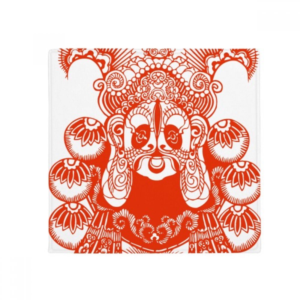 Tapis de sol Masque Rouge Opéra de Pékin 80 cm pour animaux et cuisine