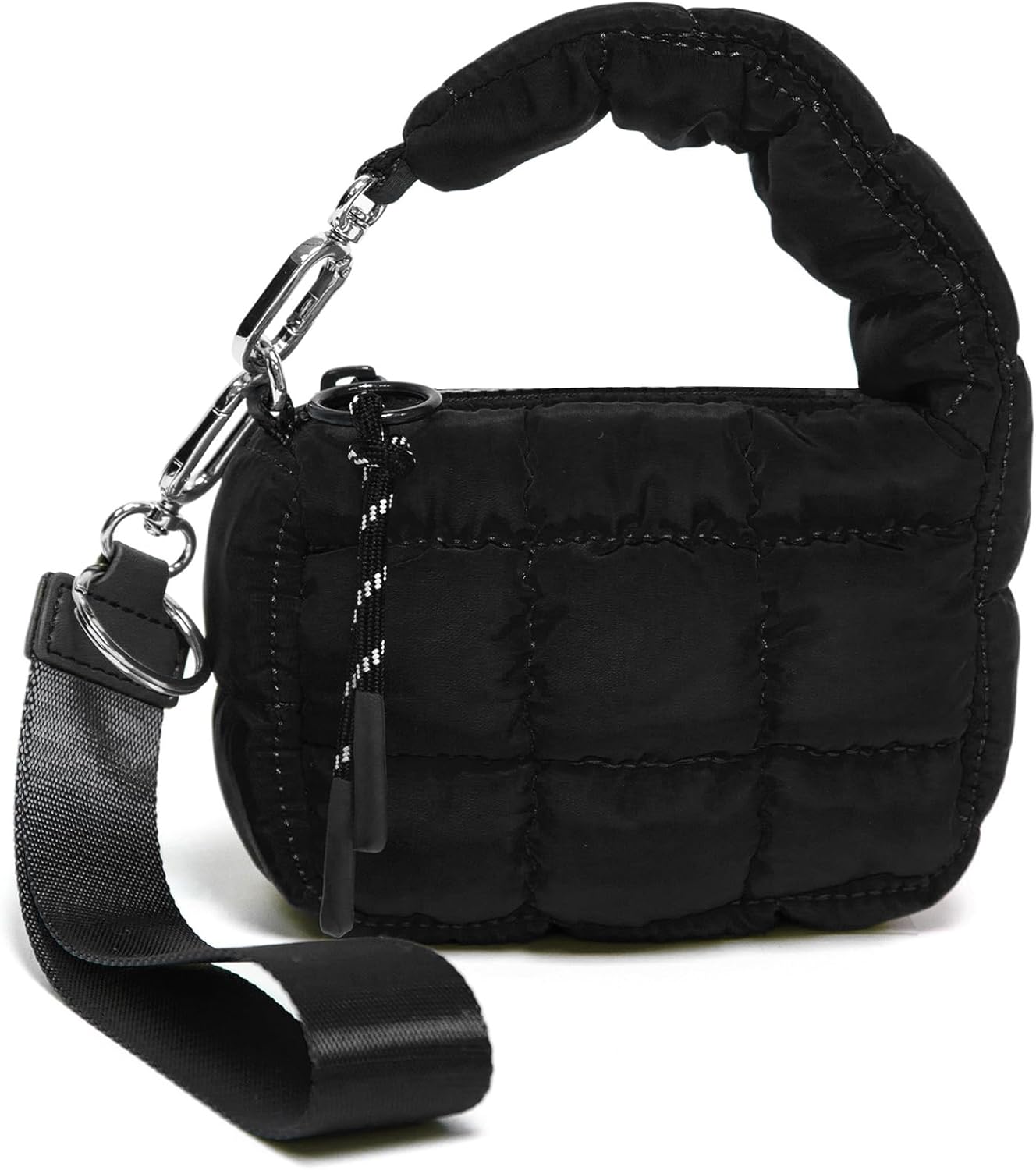 Mini Quilted Wristlet Bag for Women, Puffer Handbags,Evening Bags,Charm Lipstick Bag,Cute bag Charm for Gift | Charm Lipstick Bag, Cute bag Charm, for Gift