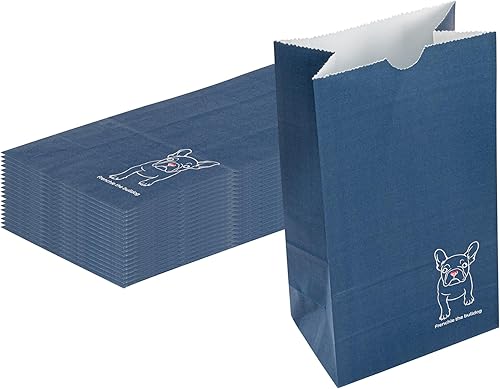 Vista 195 de Restaurantware Bag Tek - Bolsas de almuerzo desechables de 2 libras, 100 bolsas resistentes para llevar, parte inferior plana, ideal para Blanco