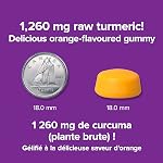 Webber Naturals Gummy Curcuma Curcumine, 120 Gummies, Soutien Antioxydant, Saveur Orange, Végétalien