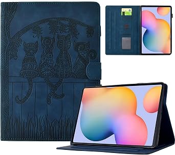 Redmi Pad SE Case SE 11 Inch Case Folio Auto Sleep/Wake Pen Storage Redmi Pad SE Case Fence Kitten Pattern Xiaomi RedMi Pad SE 11 Inch Shockproof Cover Stand Function Card Storage Full