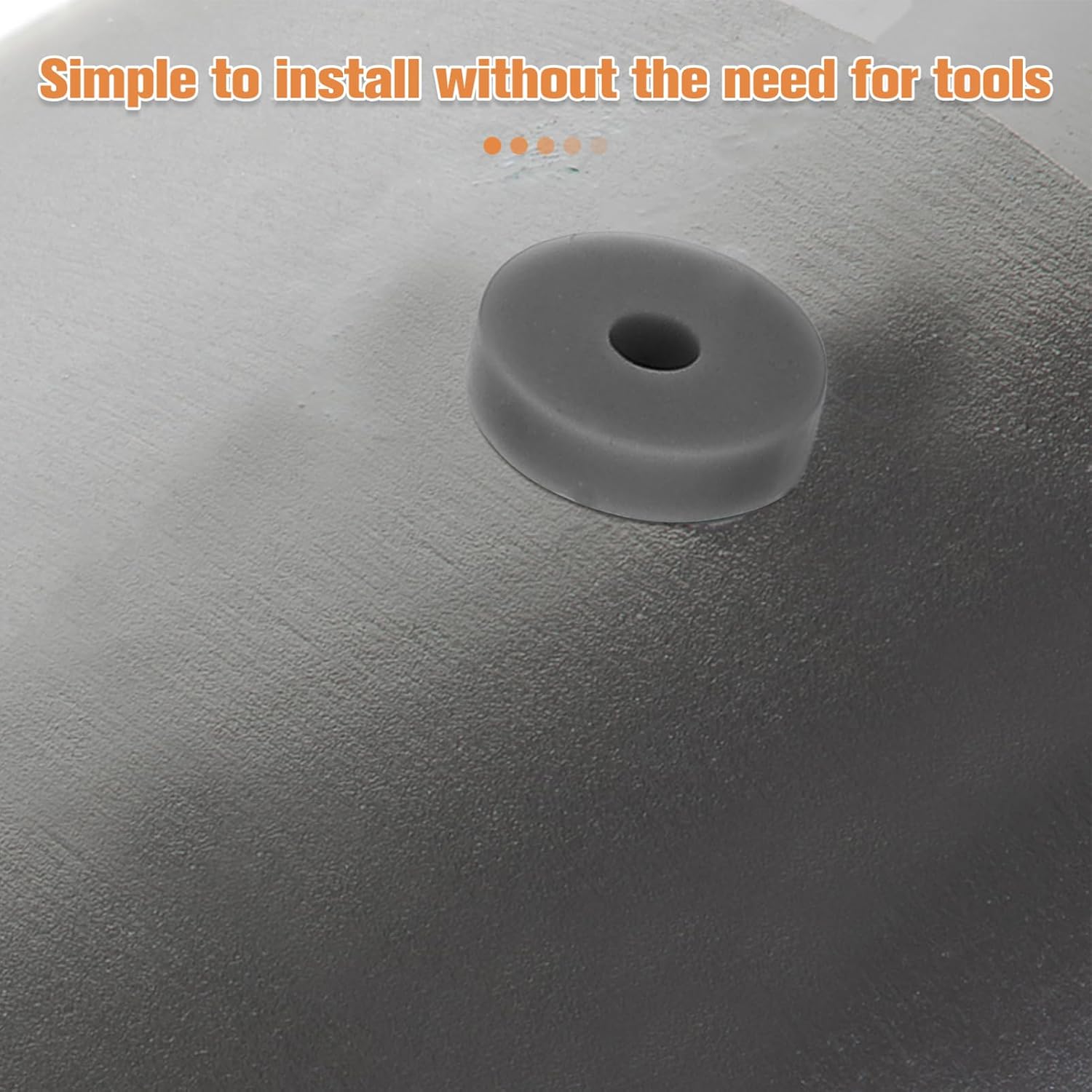 50 Pieces Silicone Anti-Collision Bumpers for Wall Protection