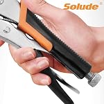 6-Inch C-Clamp Locking Pliers,Heavy Duty Vise Grip Welding Clamp with Swivel Pads for Woodworking,Home,Metalworking,Auto Repair(6 Pack)