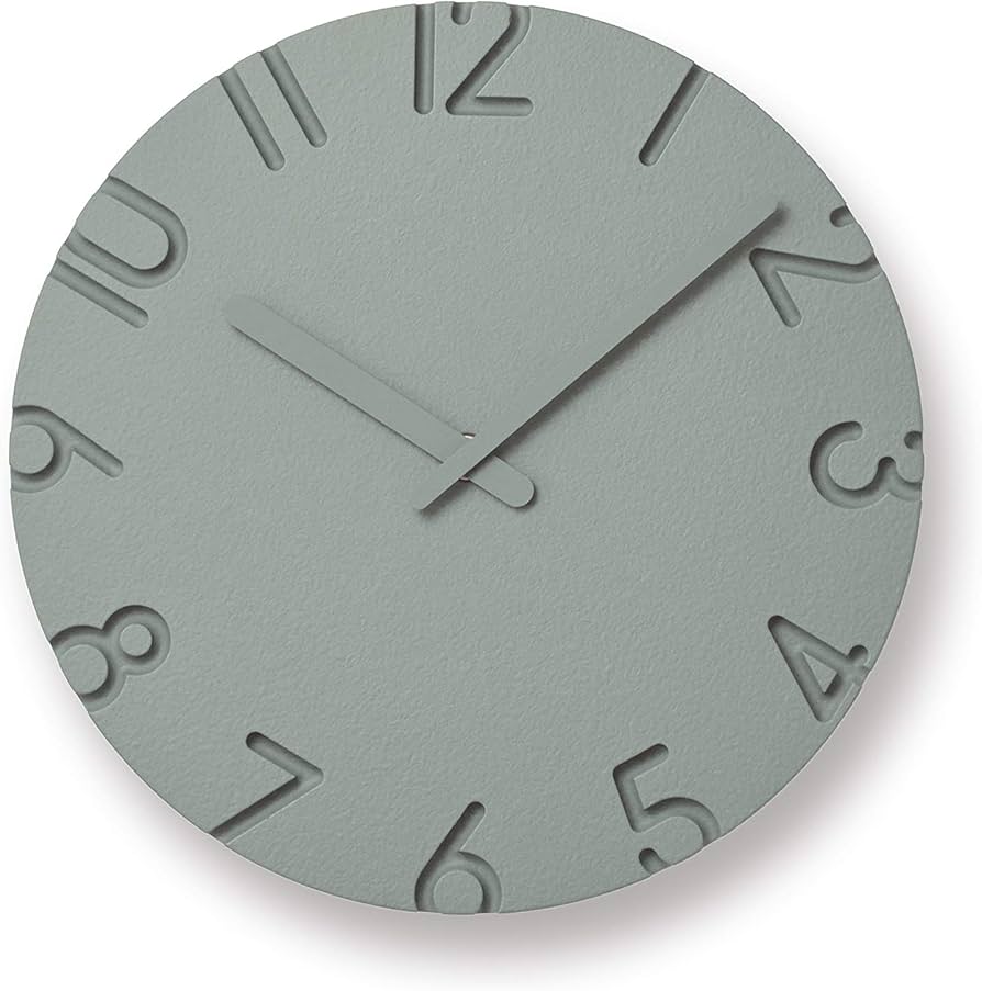Amazon.co.jp: レムノス 掛け時計 カーヴド カラード アナログ 灰 Amazon.co.jp: レムノス 掛け時計 カーヴド カラード アナログ 灰