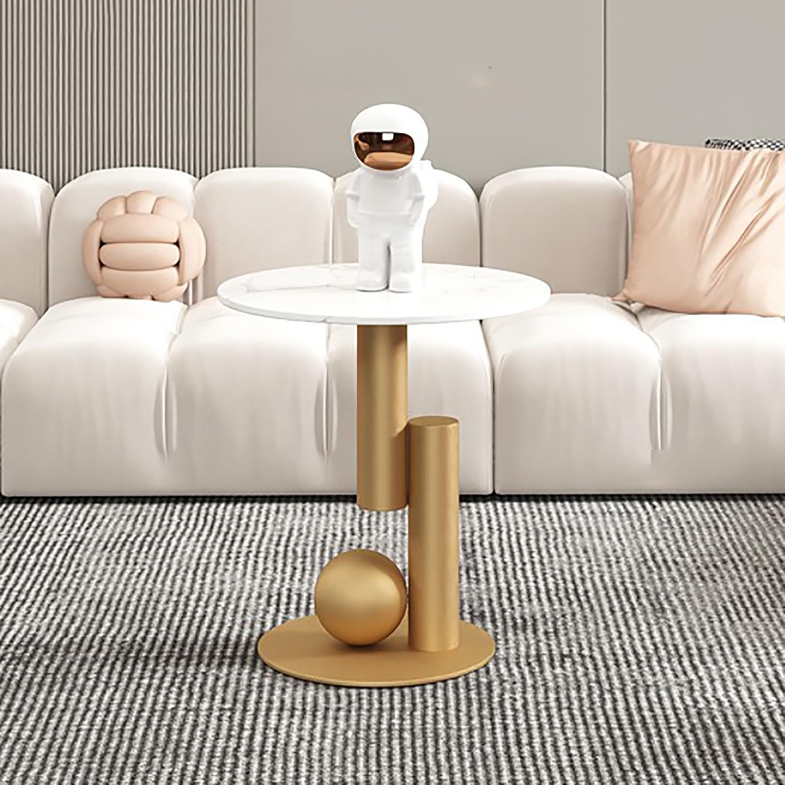 Table basse ovale salon : la solution gain de place en ardoise