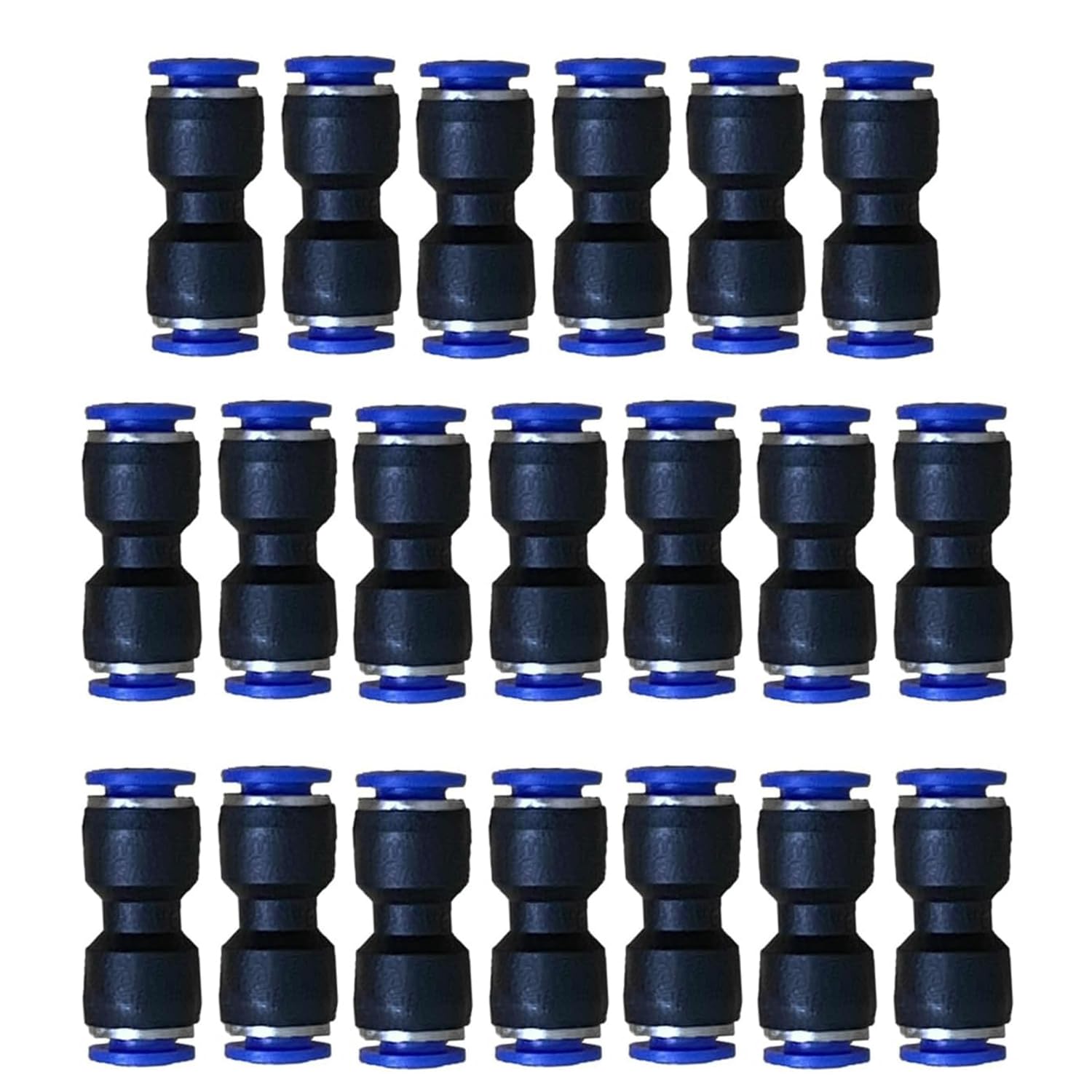 Photo 1 of 12mm OD Pneumatic quick Connector Push to Connect fittings Straight Union/Coupler (Pack of 20)