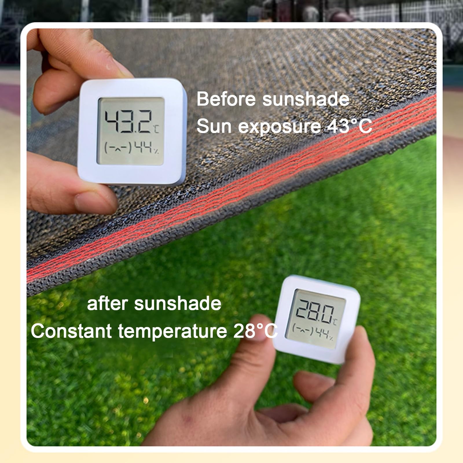 MOCHAMIK a Vela ondulata Retrattile a Forma di U - Parasole Esterna Personalizzabile per Portico e Giardino del Patio - Copertura Perfetta per pergola per la Protezione Solare