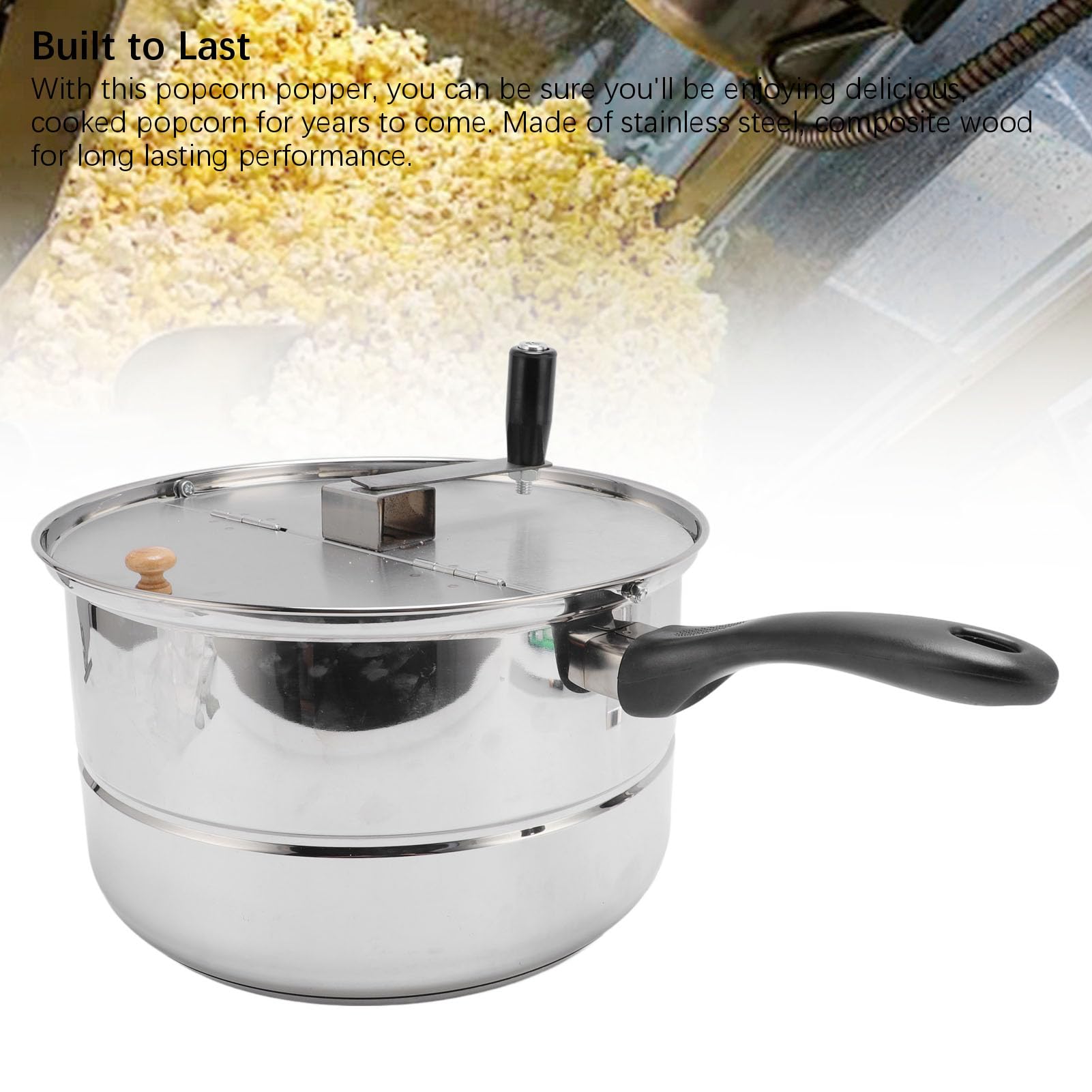 Fabricante de Palomitas de Maíz, Palomitas de Maíz de Acero Inoxidable, Maquinadora de Palomitas de Maíz Caseras, Fabricante de Palomitas de Maíz Caseras con Calefacción Eléctrica