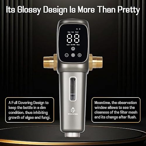 Miniatura 8 de Filtros de sedimentos giratorios modelo King, descarga y drenaje automático con pantalla táctil, cabezal giratorio de 360, sistema de filtro de agua