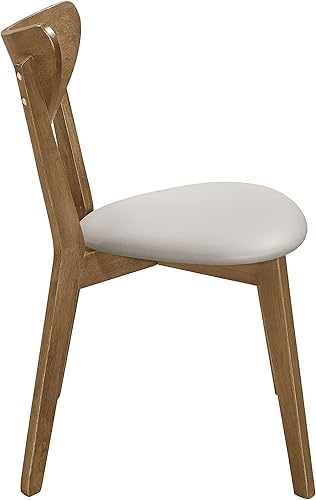 Miniatura 11 de Silla Bentwood para comedor con cojín y asiento tapizados, diseño escandinavo moderno de mediado de siglo, por Coaster Home Furnishings, (juego de 2)