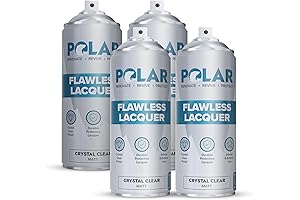 Polar Clear Matte Flawless Lacquer Spray - Premium Clear Coat for a Pristine Finish